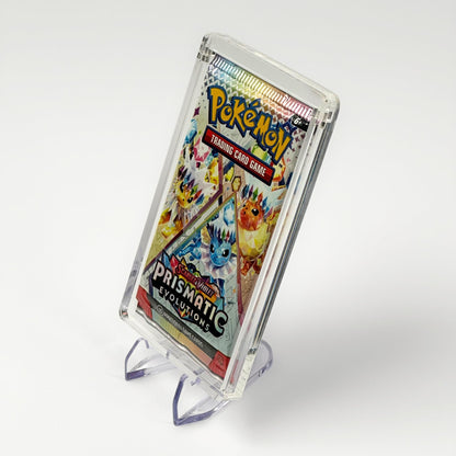 Pokemon Slim Fit English Single Booster Pack Acrylic Case With Magnetic Lid - Booster Pack Acrylic Case - TCG Armour - ENG-BP-1