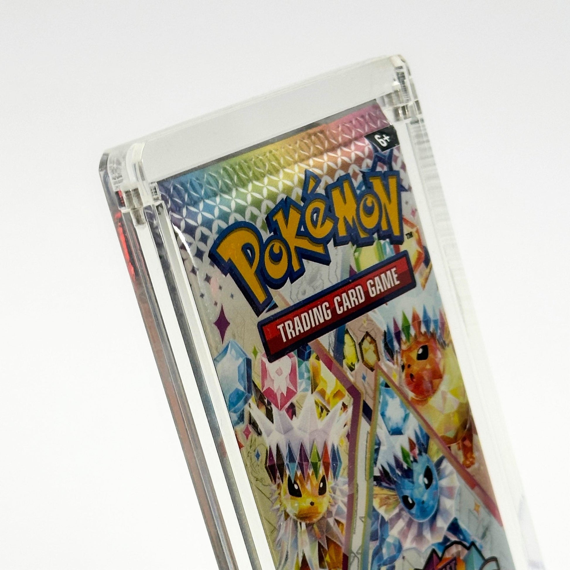 Pokemon Slim Fit English Single Booster Pack Acrylic Case With Magnetic Lid - Booster Pack Acrylic Case - TCG Armour - ENG-BP-1
