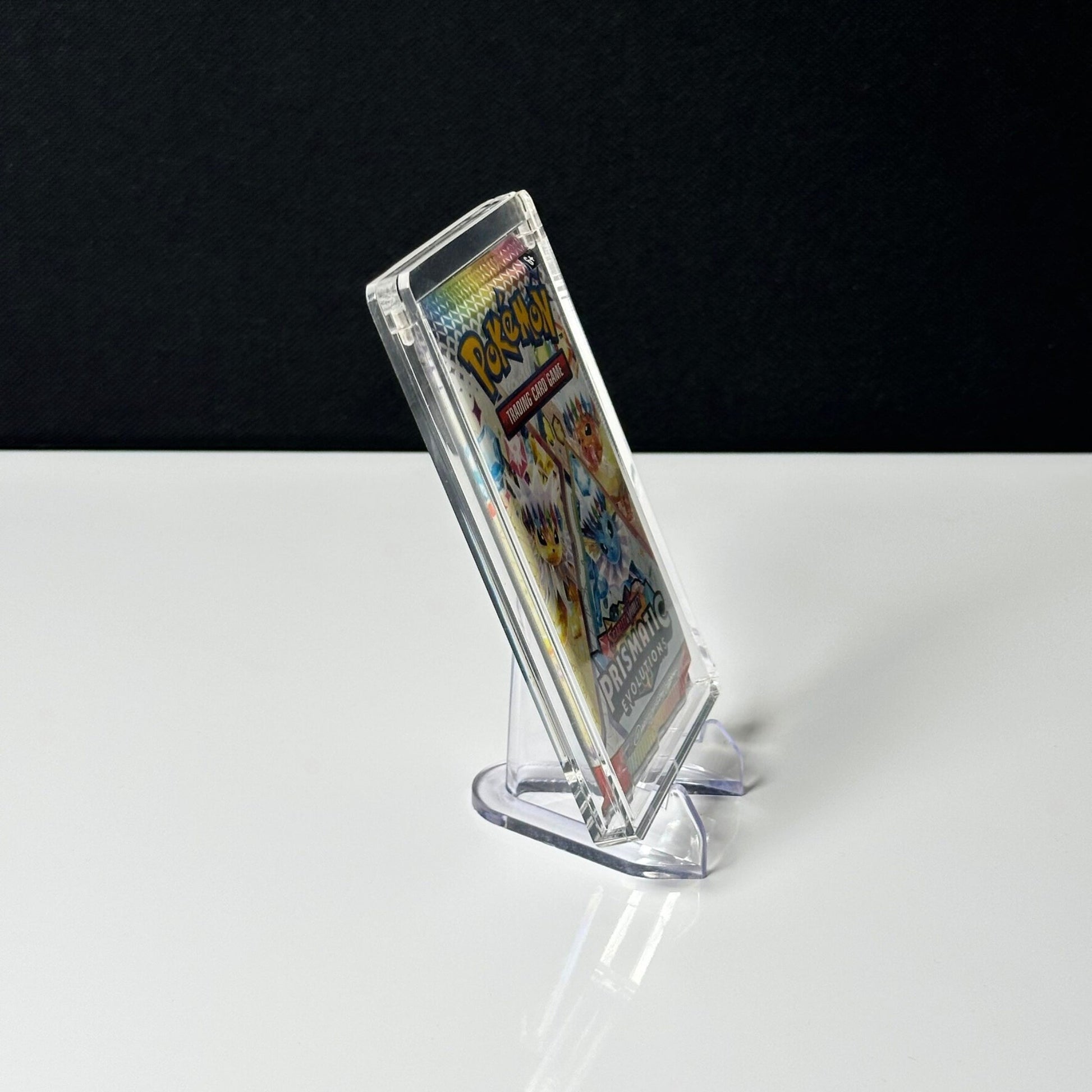 Pokemon Slim Fit English Single Booster Pack Acrylic Case With Magnetic Lid - Booster Pack Acrylic Case - TCG Armour - ENG - BP - 1