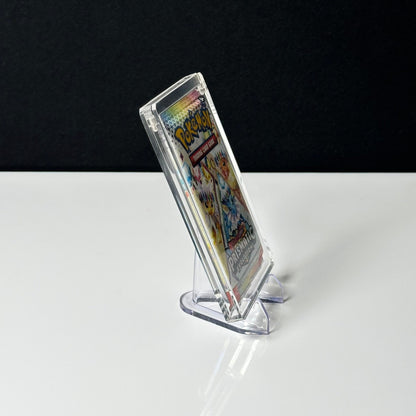Pokemon Slim Fit English Single Booster Pack Acrylic Case With Magnetic Lid - Booster Pack Acrylic Case - TCG Armour - ENG - BP - 1