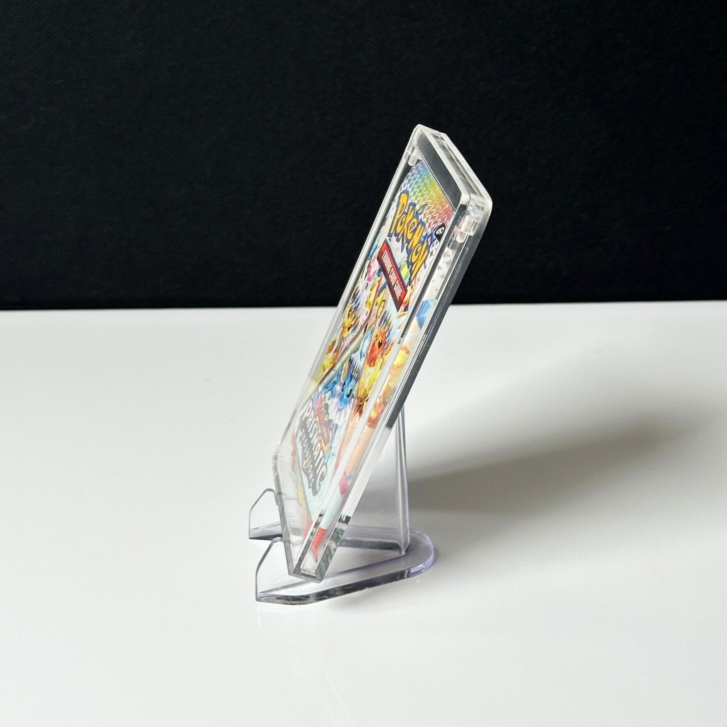 Pokemon Slim Fit English Single Booster Pack Acrylic Case With Magnetic Lid - Booster Pack Acrylic Case - TCG Armour - ENG - BP - 1