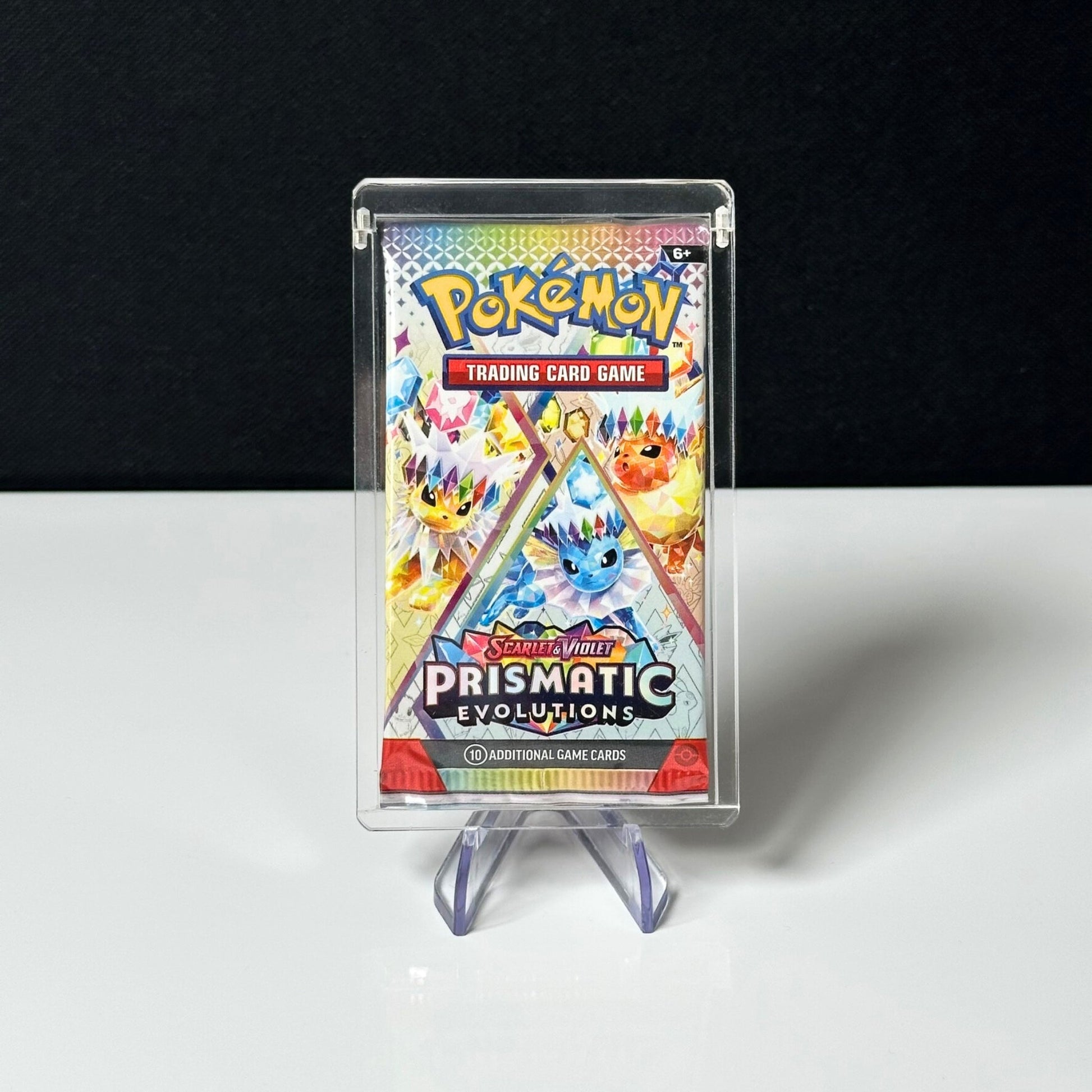 Pokemon Slim Fit English Single Booster Pack Acrylic Case With Magnetic Lid - Booster Pack Acrylic Case - TCG Armour - ENG - BP - 1