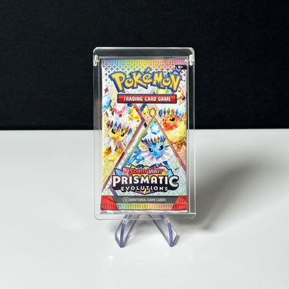 Pokemon Slim Fit English Single Booster Pack Acrylic Case With Magnetic Lid - Booster Pack Acrylic Case - TCG Armour - ENG - BP - 1