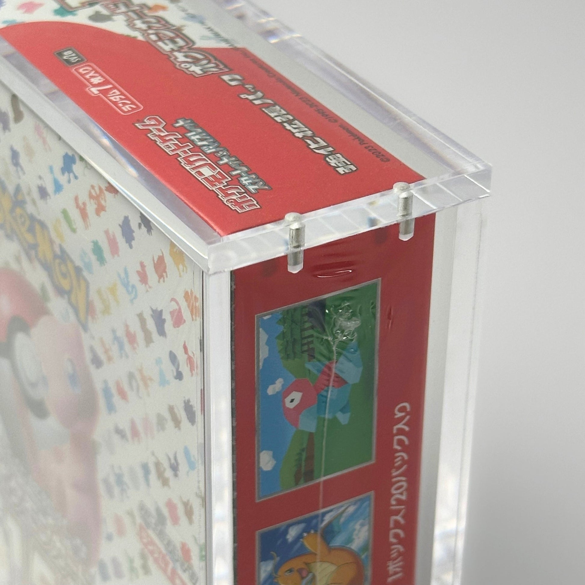Pokemon Slim Fit Japanese Booster Box Acrylic Case With Magnetic Lid - Booster Box Acrylic Case - TCG Armour - JAP-SBB