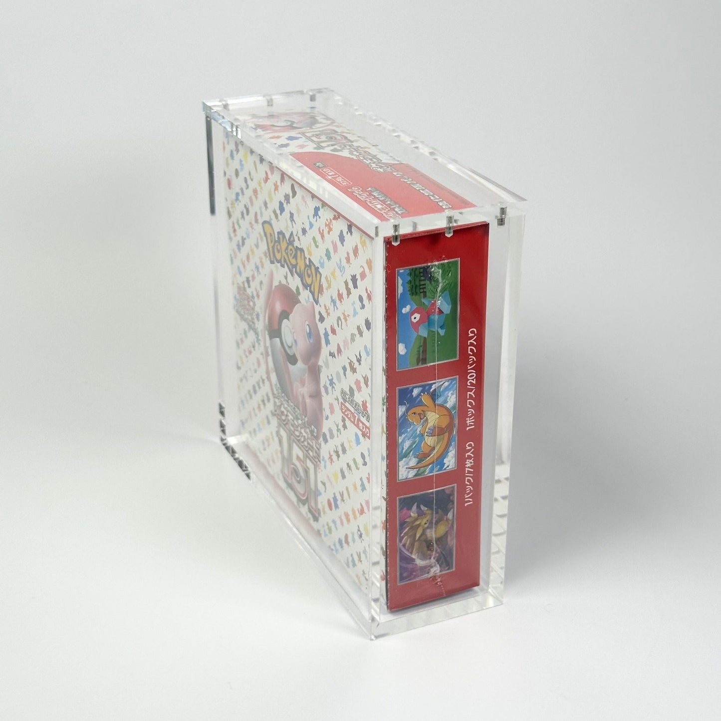 Pokemon Slim Fit Japanese Booster Box Acrylic Case With Magnetic Lid - Booster Box Acrylic Case - TCG Armour - JAP-SBB-1