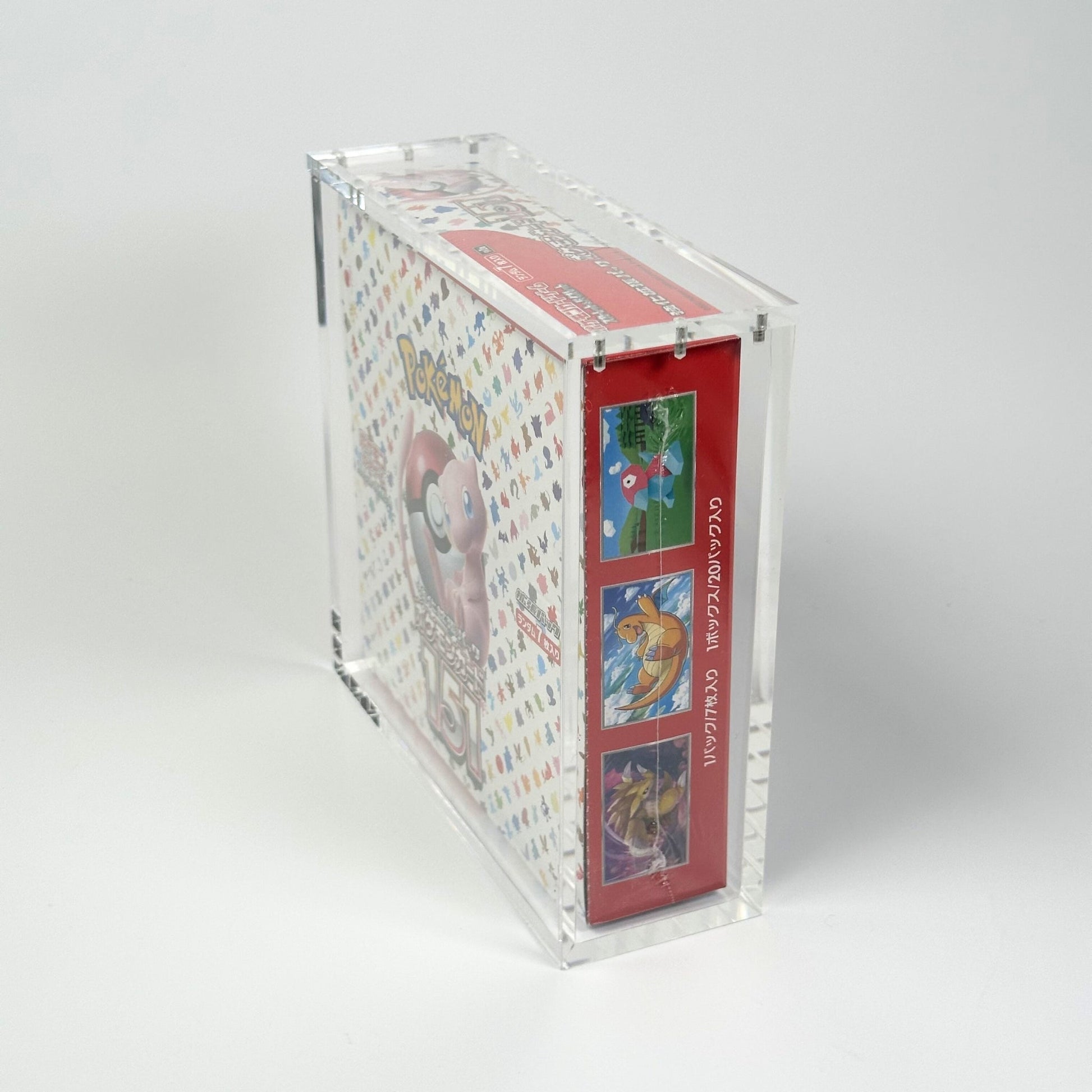 Pokemon Slim Fit Japanese Booster Box Acrylic Case With Magnetic Lid - Booster Box Acrylic Case - TCG Armour - JAP-SBB-1