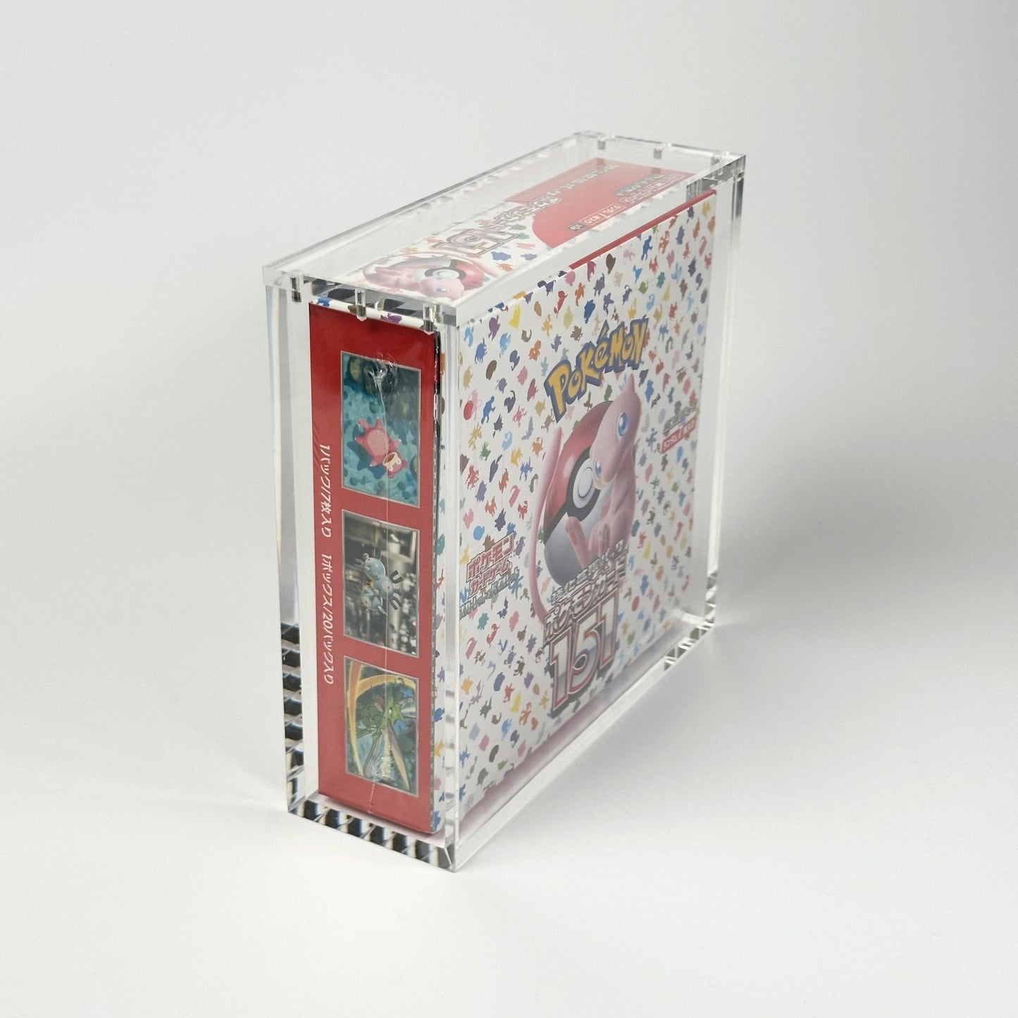 Pokemon Slim Fit Japanese Booster Box Acrylic Case With Magnetic Lid - Booster Box Acrylic Case - TCG Armour - JAP-SBB-1