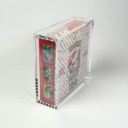 Pokemon Slim Fit Japanese Booster Box Acrylic Case With Magnetic Lid - Booster Box Acrylic Case - TCG Armour - JAP-SBB-1