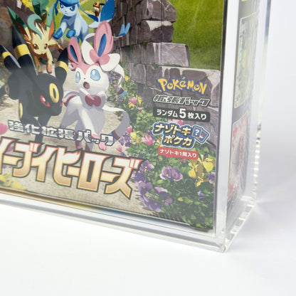 Pokemon Slim Fit Japanese Booster Box Acrylic Case With Magnetic Lid - Booster Box Acrylic Case - TCG Armour - JAP-SBB-1