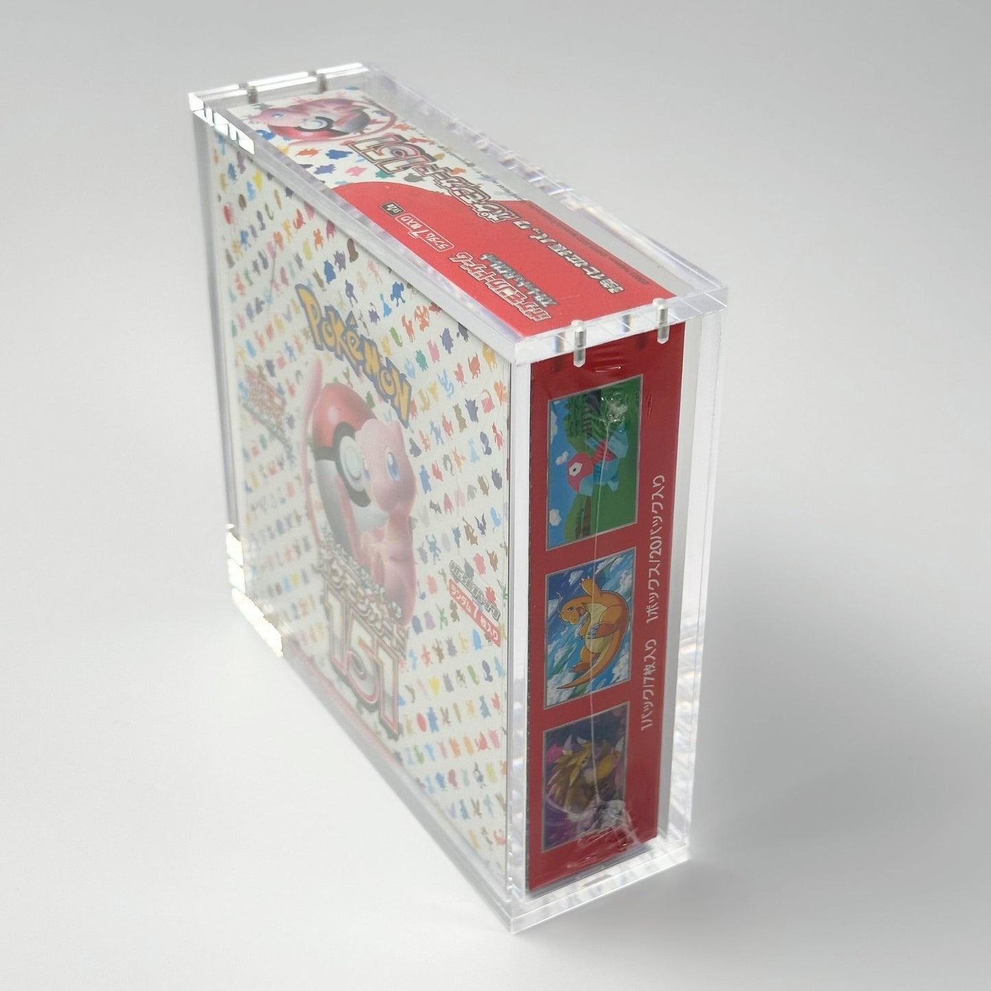 Pokemon Slim Fit Japanese Booster Box Acrylic Case With Magnetic Lid - Booster Box Acrylic Case - TCG Armour - JAP-SBB