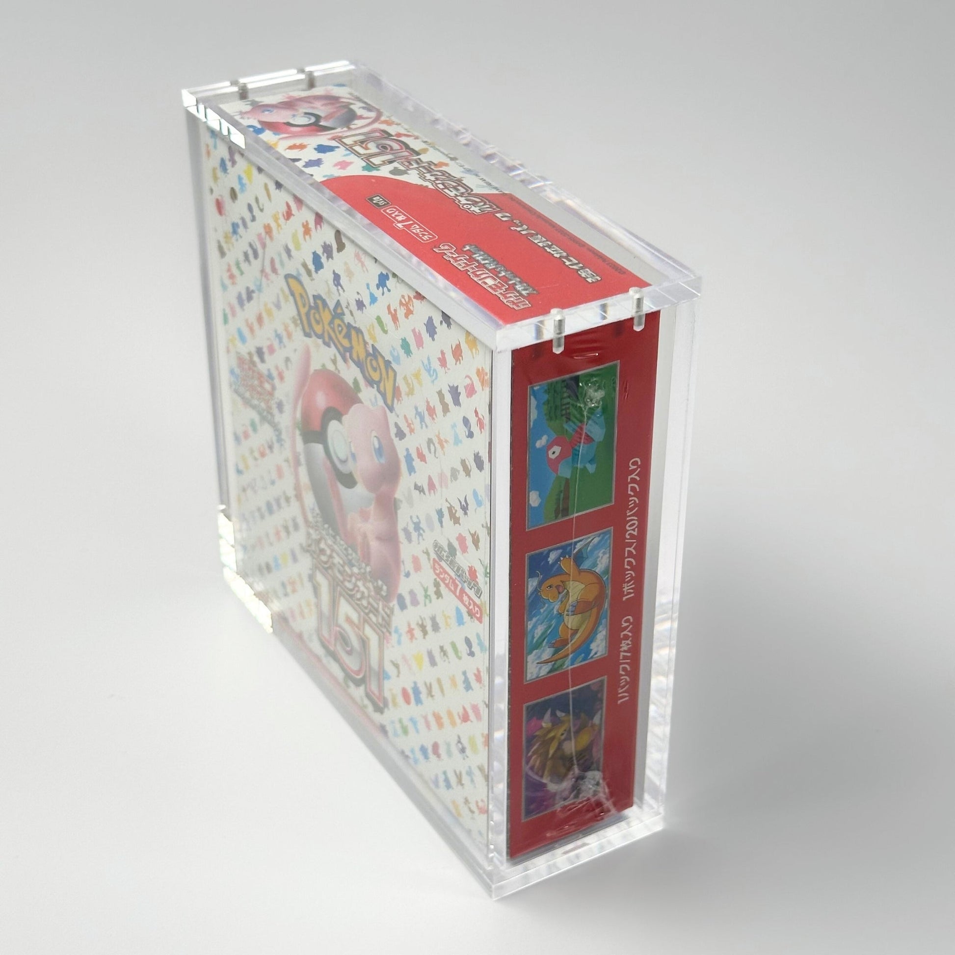 Pokemon Slim Fit Japanese Booster Box Acrylic Case With Magnetic Lid - Booster Box Acrylic Case - TCG Armour - JAP-SBB