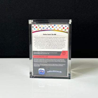 Pokemon Slim Fit Single Booster Bundle Acrylic Case With Magnetic Lid - Booster Bundle Acrylic Case - TCG Armour - ENG - 6BB