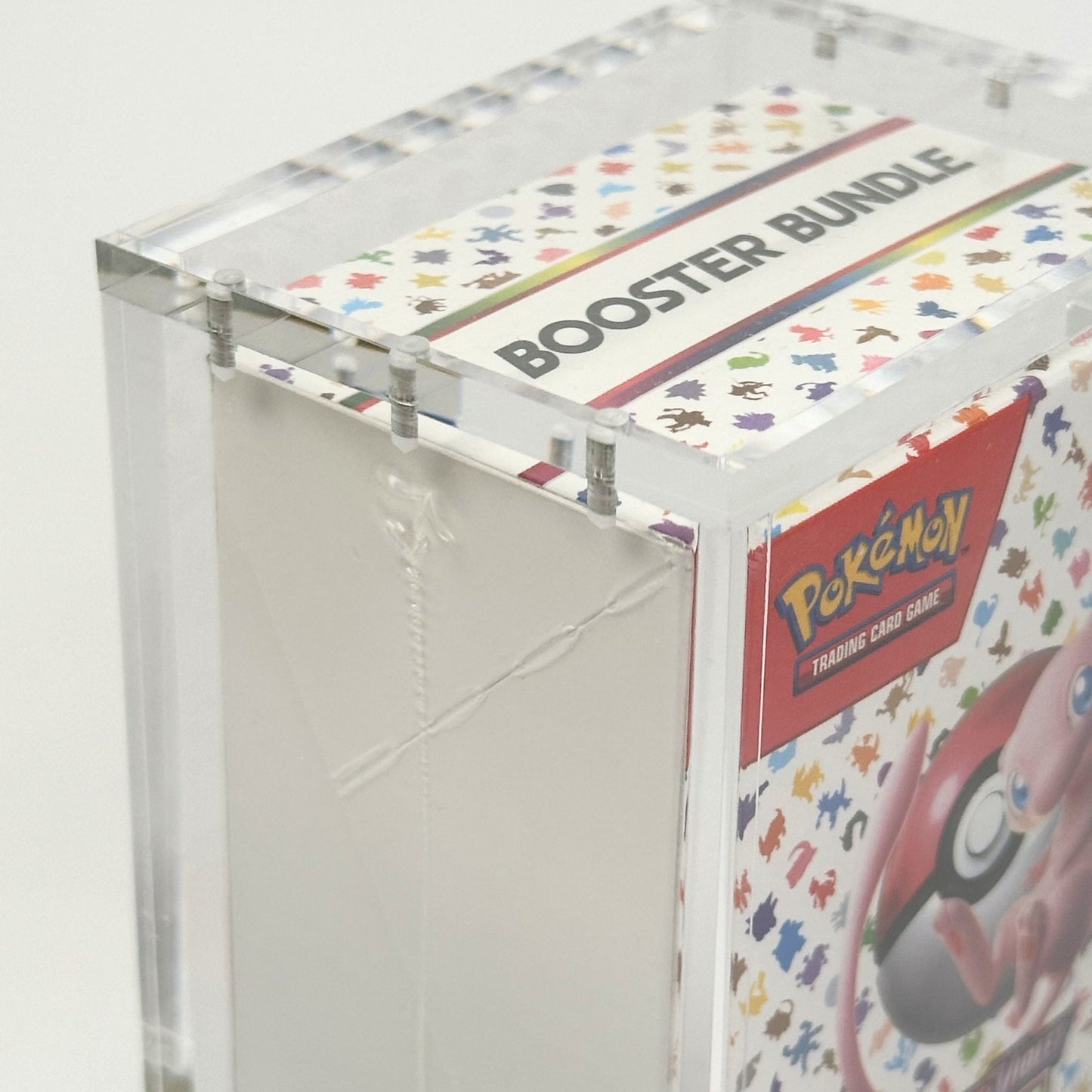 Pokemon Slim Fit Single Booster Bundle Acrylic Case With Magnetic Lid - Booster Bundle Acrylic Case - TCG Armour - ENG-6BB