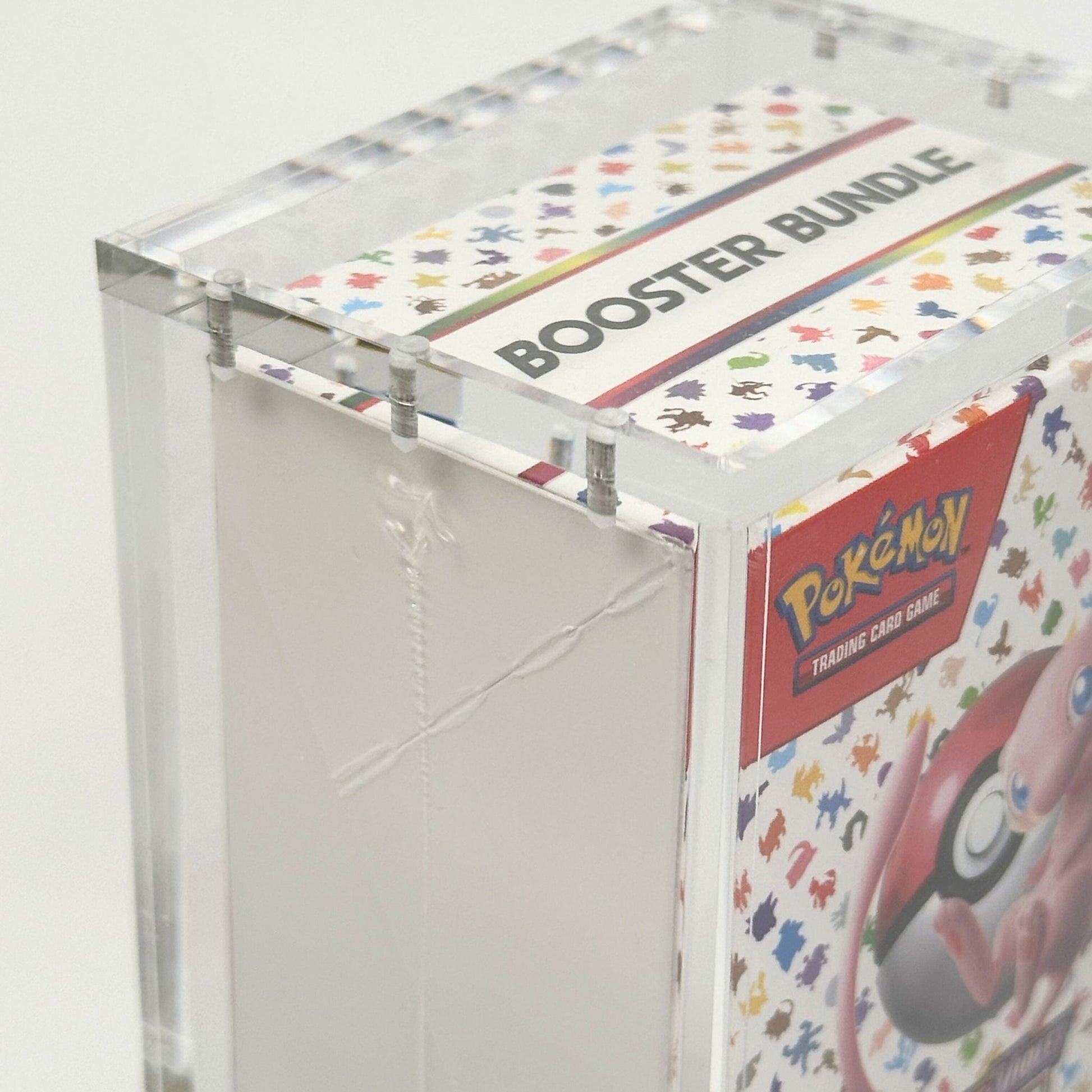 Pokemon Slim Fit Single Booster Bundle Acrylic Case With Magnetic Lid - Booster Bundle Acrylic Case - TCG Armour - ENG-6BB