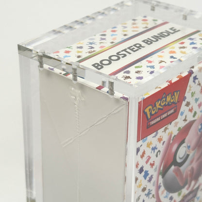 Pokemon Slim Fit Single Booster Bundle Acrylic Case With Magnetic Lid - Booster Bundle Acrylic Case - TCG Armour - ENG-6BB
