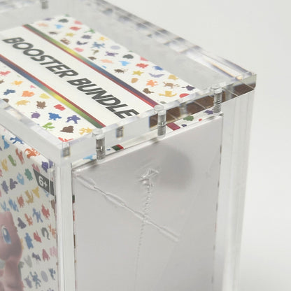 Pokemon Slim Fit Single Booster Bundle Acrylic Case With Magnetic Lid - Booster Bundle Acrylic Case - TCG Armour - ENG-6BB
