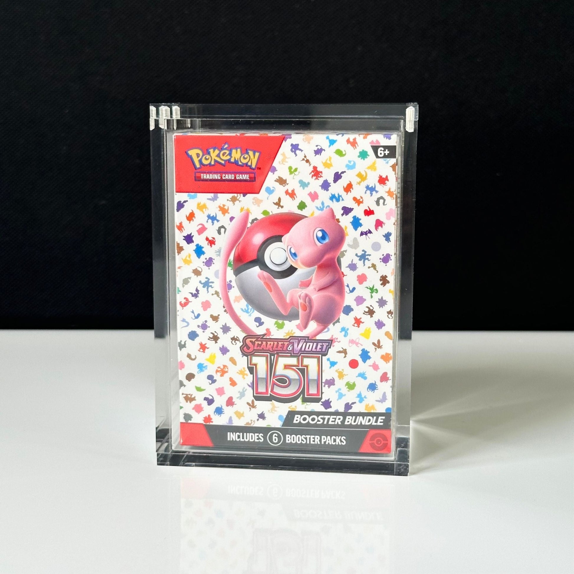 Pokemon Slim Fit Single Booster Bundle Acrylic Case With Magnetic Lid - Booster Bundle Acrylic Case - TCG Armour - ENG - 6BB