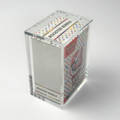 Pokemon Slim Fit Single Booster Bundle Acrylic Case With Magnetic Lid - Booster Bundle Acrylic Case - TCG Armour - ENG-6BB