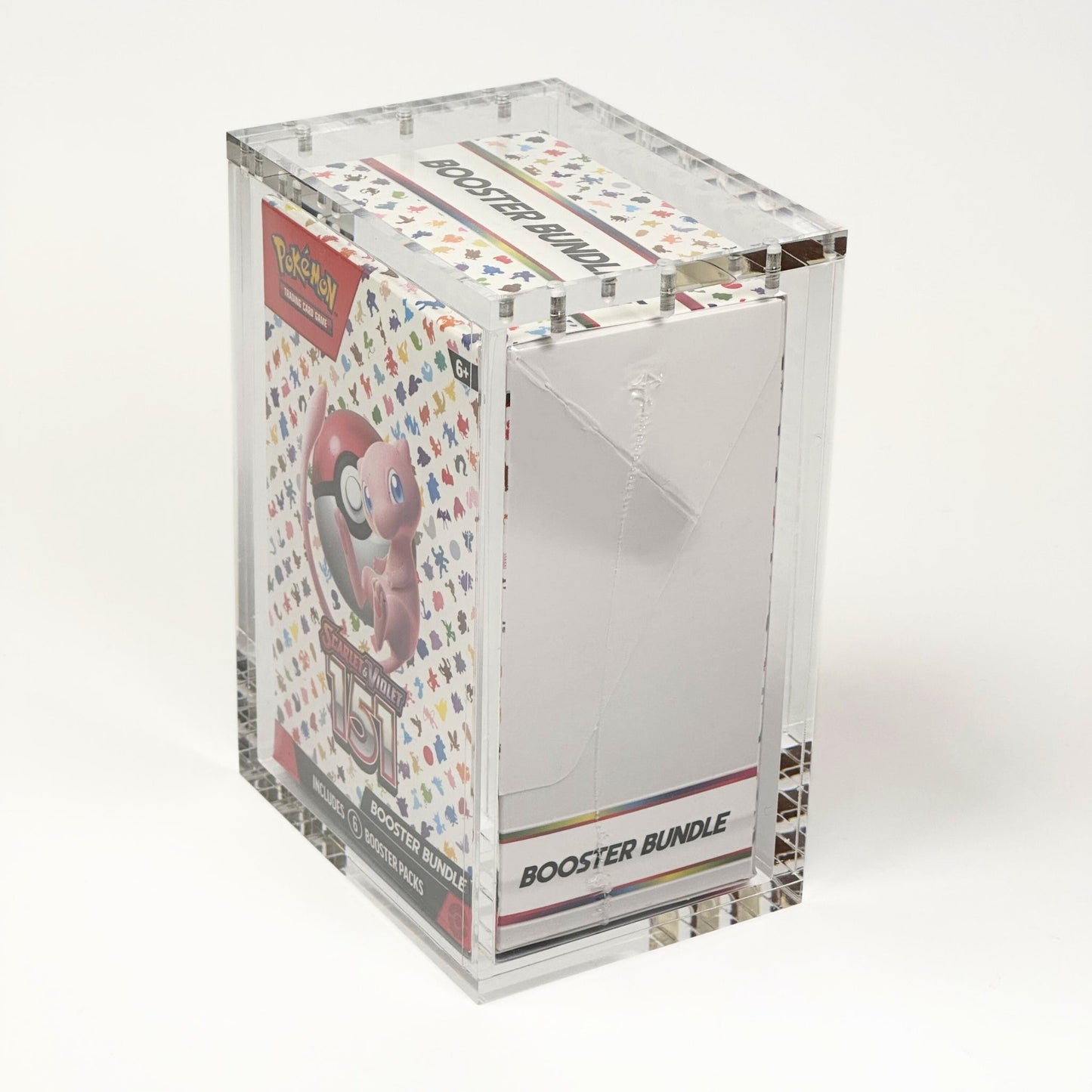 Pokemon Slim Fit Single Booster Bundle Acrylic Case With Magnetic Lid - Booster Bundle Acrylic Case - TCG Armour - ENG-6BB