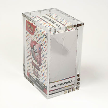 Pokemon Slim Fit Single Booster Bundle Acrylic Case With Magnetic Lid - Booster Bundle Acrylic Case - TCG Armour - ENG-6BB