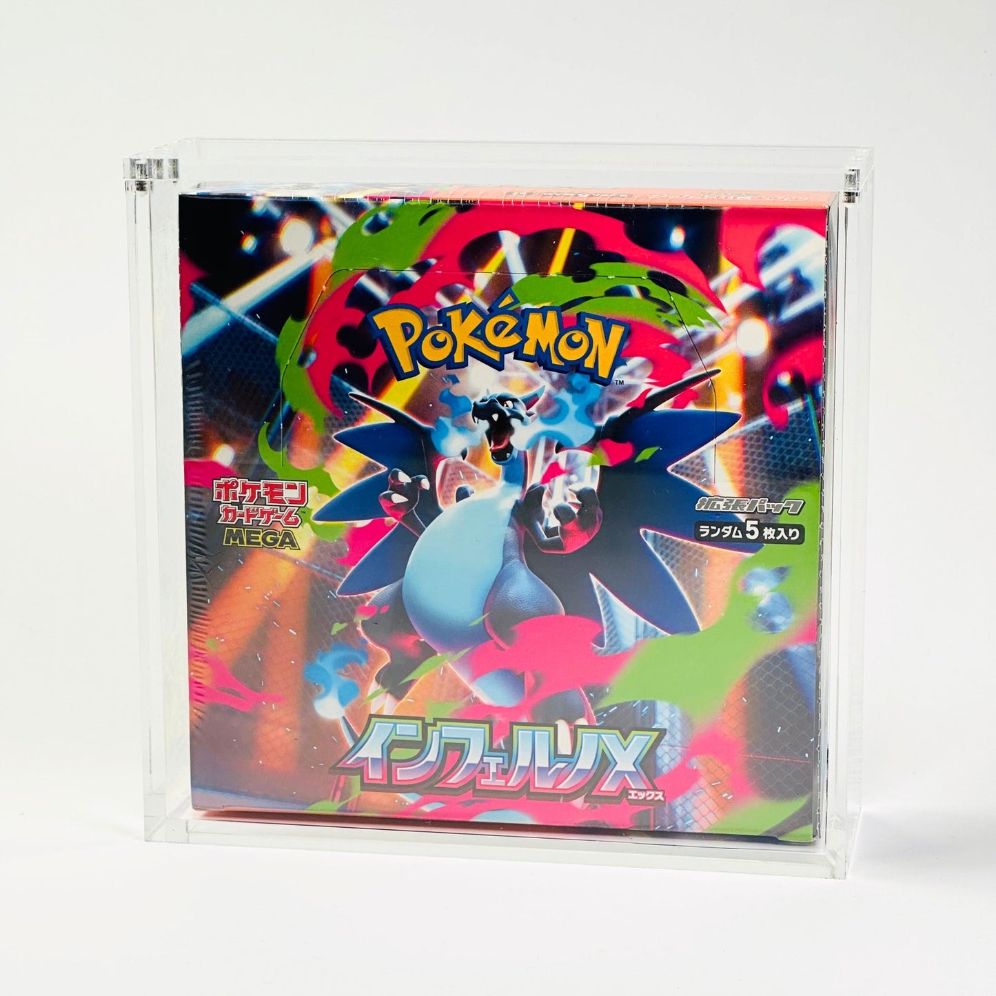 Pokemon TCG Inferno X Mega M2 Japanese Booster Box (Sealed) - Japanese Standard Booster Box - TCG Armour - IX-M2/ACR