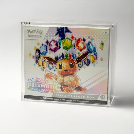 PRE - ORDER Pokemon Slim Fit Elite Trainer Box Acrylic Case With Magnetic Lid - Elite Trainer Box Acrylic Case - TCG Armour - ENG-ETB