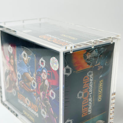 Riftbound Slim Fit Booster Box Acrylic Case With Magnetic Lid - Booster Box Acrylic Case - TCG Armour - 